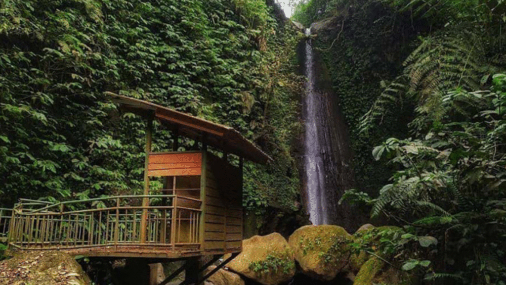 air terjun jeruk manis, wisata lombok, destinasi alam, air terjun rinjani, liburan lombok timur, tempat sejuk di lombok, wisata tersembunyi lombok