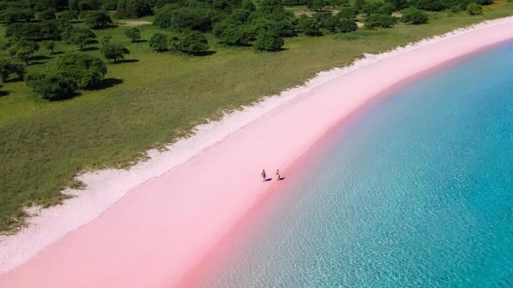 pantai pink lombok wisata unik indonesia pasir merah muda surga tersembunyi lombok